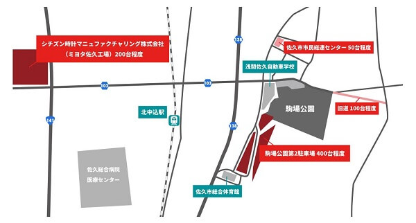 MAP駐車場