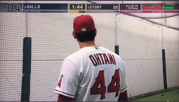 大谷選手背番号